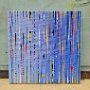 Coloured lines 31 2025, 20x20,  Spray-Lack auf Malkarton, € 130